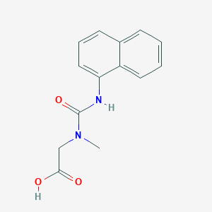 molecular formula C14H14N2O3 B2461479 Acide 2-{méthyl[(naphtalén-1-yl)carbamoyl]amino}acétique CAS No. 926264-45-1