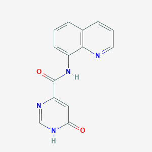 6-hydroxy-N-(quinolin-8-yl)pyrimidine-4-carboxamide