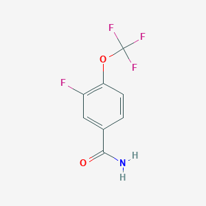 3-Fluoro-4-(trifluoromethoxy)benzamide