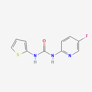 molecular formula C10H8FN3OS B2461518 1-(5-Fluoropyridin-2-yl)-3-thiophen-2-ylurea CAS No. 2326518-96-9