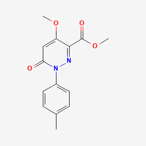 Methyl 4-methoxy-1-(4-methylphenyl)-6-oxo-1,6-dihydropyridazine-3-carboxylate