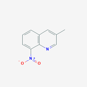 molecular formula C10H8N2O2 B2461559 3-甲基-8-硝基喹啉 CAS No. 2801-32-3