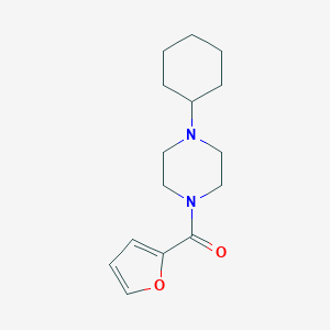 molecular formula C15H22N2O2 B246156 1-Cyclohexyl-4-(2-furoyl)piperazine 