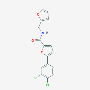 5-(3,4-dichlorophenyl)-N-(furan-2-ylmethyl)furan-2-carboxamide