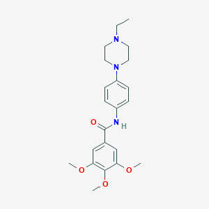 N-[4-(4-ethylpiperazin-1-yl)phenyl]-3,4,5-trimethoxybenzamide