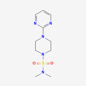 molecular formula C10H17N5O2S B2461614 n,n-Dimethyl-4-(pyrimidin-2-yl)piperazine-1-sulfonamide CAS No. 99191-22-7
