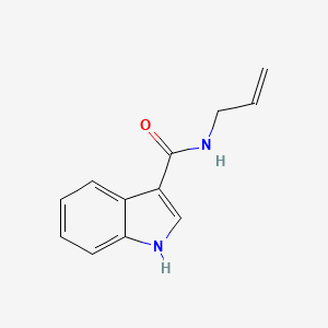 molecular formula C12H12N2O B2461620 N-(prop-2-en-1-yl)-1H-indole-3-carboxamide CAS No. 1154685-03-6