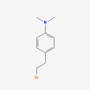 molecular formula C10H14BrN B2461626 对-(N,N-二甲氨基)苯乙基溴 CAS No. 56153-01-6