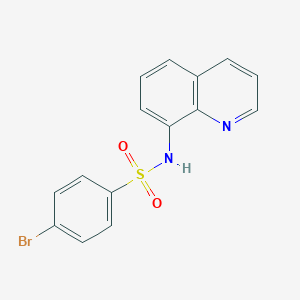 molecular formula C15H11BrN2O2S B246166 4-bromo-N-(8-quinolinyl)benzenesulfonamide 