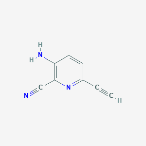 3-Amino-6-ethynylpicolinonitrile
