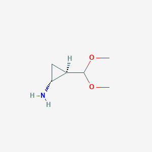 (1R,2R)-2-(Dimethoxymethyl)cyclopropan-1-amine