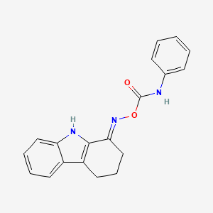 1-{[(anilinocarbonyl)oxy]imino}-2,3,4,9-tetrahydro-1H-carbazole