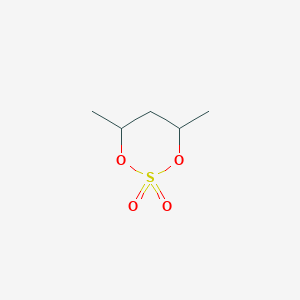 molecular formula C5H10O4S B2461826 4,6-二甲基-[1,3,2]二氧杂环硫烷 2,2-二氧化物 CAS No. 63082-73-5