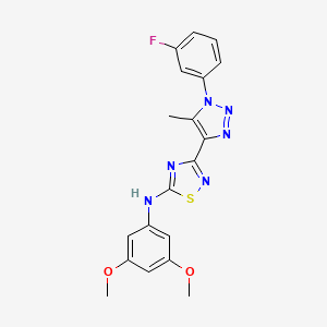 N-(2,4-dimethylphenyl)-2-methyl-5-(4-methyl-1,3-thiazol-2-yl)thiophene-3-sulfonamide