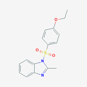 molecular formula C16H16N2O3S B246184 1-(4-Ethoxy-benzenesulfonyl)-2-methyl-1H-benzoimidazole 