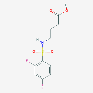 4-(2,4-Difluorobenzenesulfonamido)butanoic acid