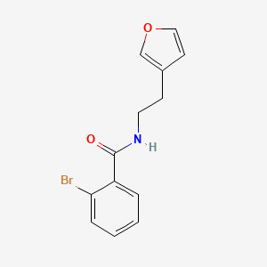 2-bromo-N-(2-(furan-3-yl)ethyl)benzamide