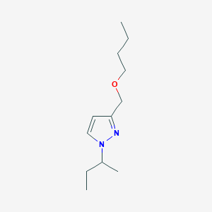 molecular formula C12H22N2O B2461889 3-(butoxymethyl)-1-sec-butyl-1H-pyrazole CAS No. 1856030-13-1
