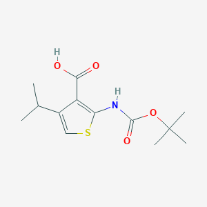 2-t-Butoxycarbonylamino-4-isopropylthiophene-3-carboxylic acid