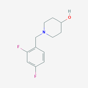 1-[(2,4-Difluorophenyl)methyl]piperidin-4-ol