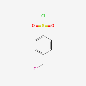 molecular formula C7H6ClFO2S B2461912 4-(Fluoromethyl)benzene-1-sulfonyl chloride CAS No. 1394023-31-4