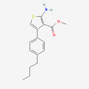 Methyl 2-amino-4-(4-butylphenyl)thiophene-3-carboxylate