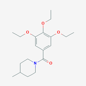 4-Methyl-1-(3,4,5-triethoxybenzoyl)piperidine