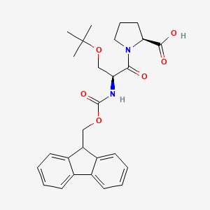 molecular formula C27H32N2O6 B2461957 Fmoc-Ser(tBu)-Pro-OH CAS No. 143038-46-4