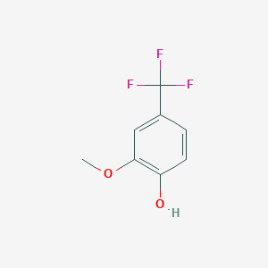 molecular formula C8H7F3O2 B2461969 2-Methoxy-4-(trifluoromethyl)phenol CAS No. 1027888-79-4