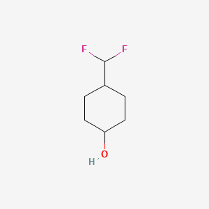 molecular formula C7H12F2O B2462016 4-(Difluoromethyl)cyclohexan-1-ol CAS No. 1780532-19-5