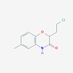 2-(2-chloroethyl)-6-methyl-2H-1,4-benzoxazin-3(4H)-one