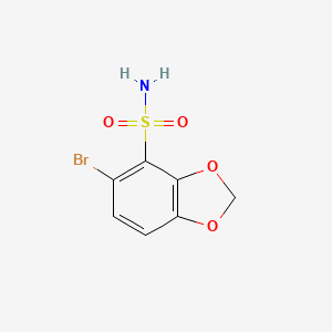 5-Bromo-1,3-benzodioxole-4-sulfonamide