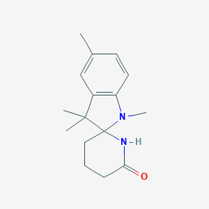 2-Spiro(6-oxopiperidin-2-yl)-1,3,3,5-tetramethylindoline