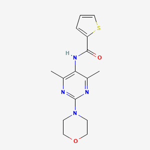 N-(4,6-dimethyl-2-morpholinopyrimidin-5-yl)thiophene-2-carboxamide