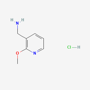 molecular formula C7H11ClN2O B2462161 (2-Methoxypyridin-3-yl)methanamine hydrochloride CAS No. 1158447-85-8; 1588441-13-7
