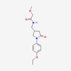 N-((1-(4-ethoxyphenyl)-5-oxopyrrolidin-3-yl)methyl)-2-methoxyacetamide