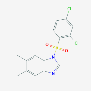 1-[(2,4-dichlorophenyl)sulfonyl]-5,6-dimethyl-1H-benzimidazole