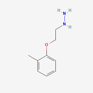 molecular formula C9H14N2O B2462213 2-(2-Methylphenoxy)ethylhydrazine CAS No. 69781-93-7