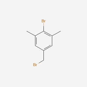 molecular formula C9H10Br2 B2462253 2-Bromo-5-(bromomethyl)-1,3-dimethylbenzene CAS No. 35510-00-0