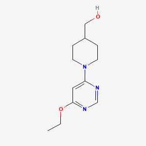 molecular formula C12H19N3O2 B2462287 (1-(6-Ethoxypyrimidin-4-yl)piperidin-4-yl)methanol CAS No. 1353945-79-5