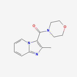 molecular formula C13H15N3O2 B2462294 (2-Methylimidazo[1,2-a]pyridin-3-yl)(morpholino)methanone CAS No. 478245-46-4