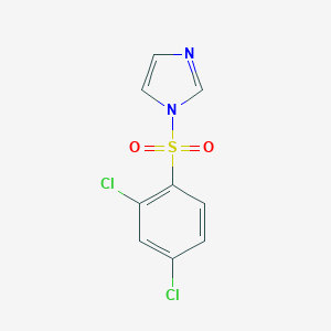 molecular formula C9H6Cl2N2O2S B246234 1-(2,4-Dichlorophenyl)sulfonylimidazole CAS No. 853903-09-0