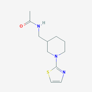 N-((1-(thiazol-2-yl)piperidin-3-yl)methyl)acetamide
