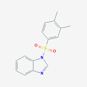 molecular formula C15H14N2O2S B246238 1-[(3,4-dimethylphenyl)sulfonyl]-1H-benzimidazole 