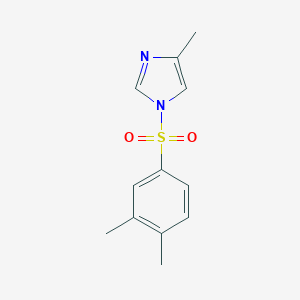 1-[(3,4-dimethylphenyl)sulfonyl]-4-methyl-1H-imidazole