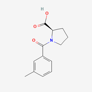 (2R)-1-(3-methylbenzoyl)pyrrolidine-2-carboxylic acid