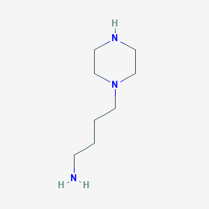 molecular formula C8H19N3 B024624 1-Piperazinebutanamine CAS No. 103315-50-0