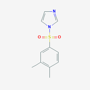 molecular formula C11H12N2O2S B246240 1-[(3,4-dimethylphenyl)sulfonyl]-1H-imidazole 