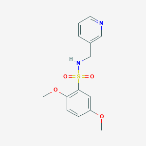 2,5-dimethoxy-N-(pyridin-3-ylmethyl)benzenesulfonamide