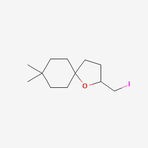 2-(Iodomethyl)-8,8-dimethyl-1-oxaspiro[4.5]decane